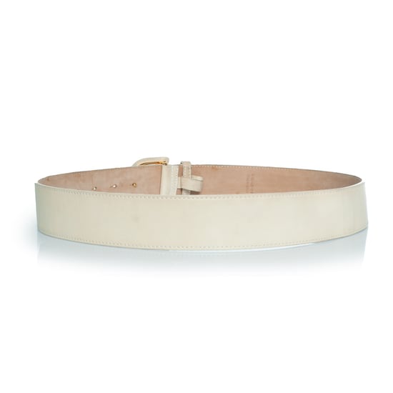 Dior, gouden gesp D-riem met beige leer - Image 6