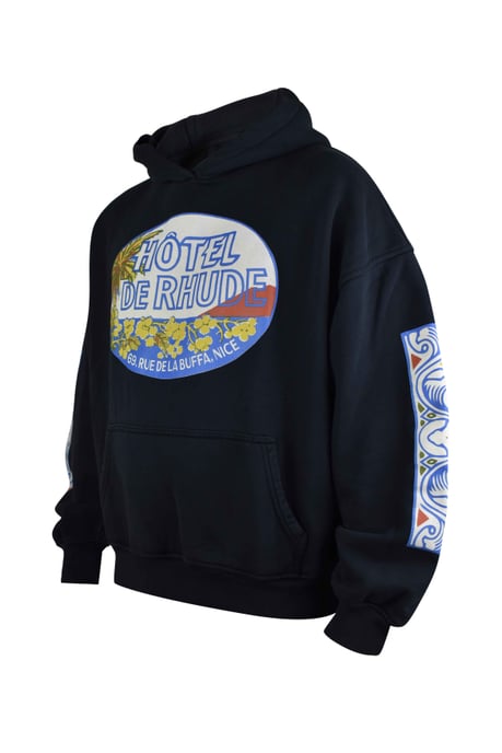 RHUDE Hoodies Zwart - Image 3