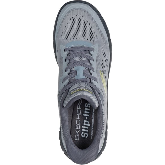 Skechers Skech-Air Summits Textiel Heren Sneakers Charcoal/Limoen - Image 3