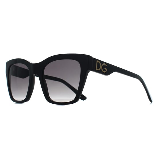 Dolce & Gabbana DG4384 501/8G zwart grijs gradiënt zonnebril - Image 3