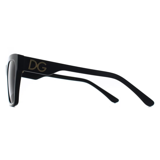 Dolce & Gabbana DG4384 501/8G zwart grijs gradiënt zonnebril - Image 4