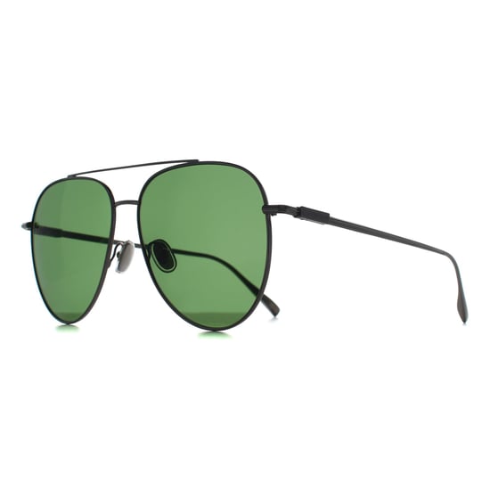 Salvatore Ferragamo SF308S 044 licht ruthenium groen zonnebril - Image 3