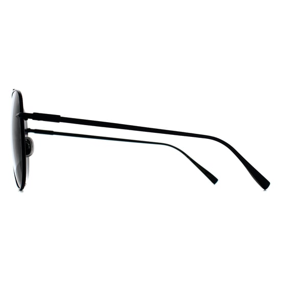 Salvatore Ferragamo SF308S 002 matzwarte donkergrijze zonnebril - Image 4