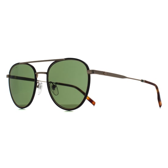 Lacoste L258S 771 glanzend goud groene zonnebril - Image 3