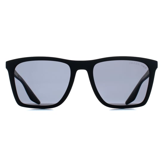 Prada Sport PSB08S 1BO02G matzwart donkergrijs gepolariseerde zonnebril - Image 1