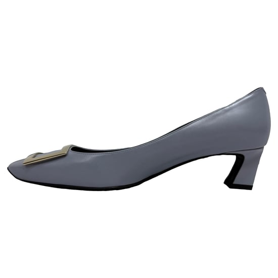 Roger Vivier trompettepumps in grijs leer - Image 4