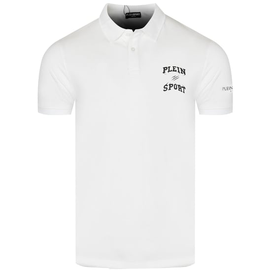 Plein Sport Poloshirt Met Klein Logo, Wit - Image 1