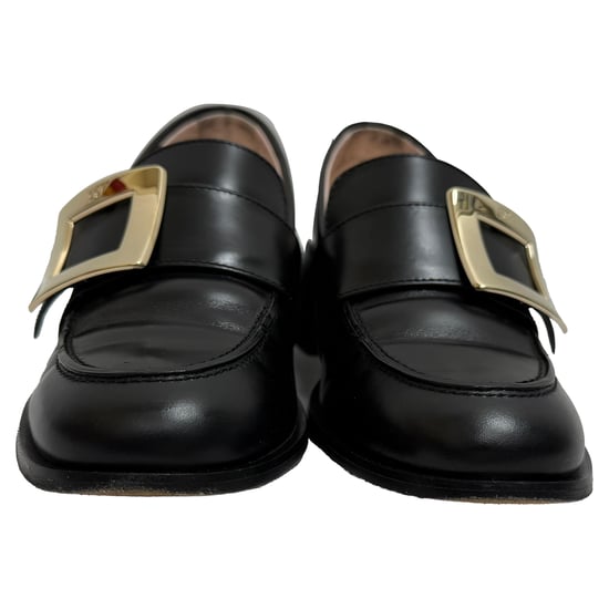 Roger Vivier Viv' Rangers loafers met gesp en hak in zwart leer - Image 2