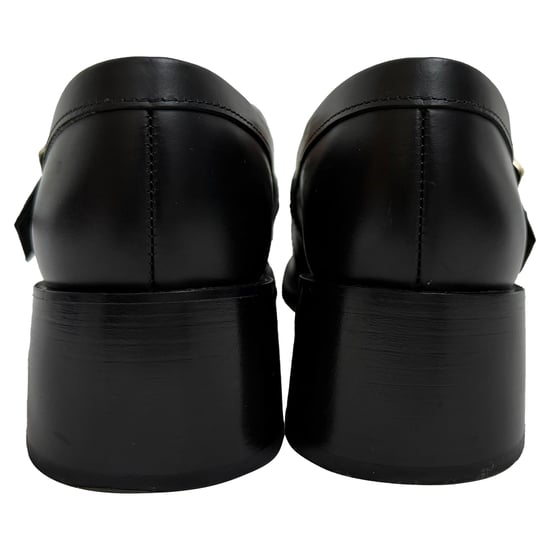 Roger Vivier Viv' Rangers loafers met gesp en hak in zwart leer - Image 3