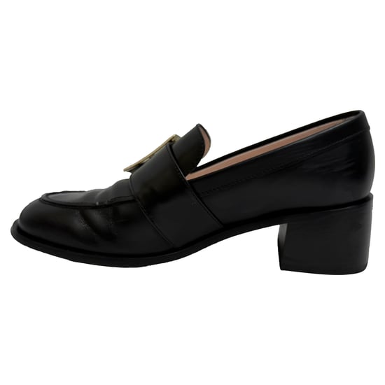 Roger Vivier Viv' Rangers loafers met gesp en hak in zwart leer - Image 6