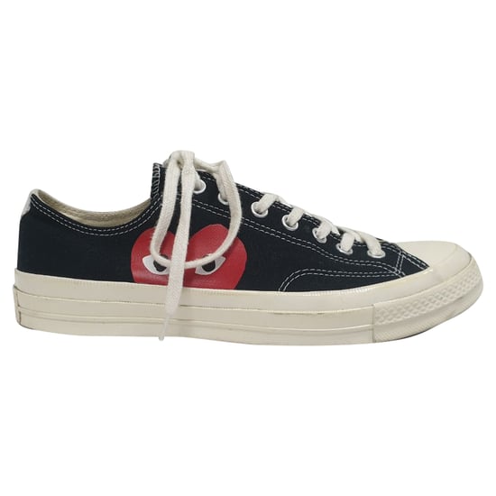 Comme Des Garçons Play x Converse Chuck 70 High-Top "Half Heart" sneakers in zwart katoen - Image 1