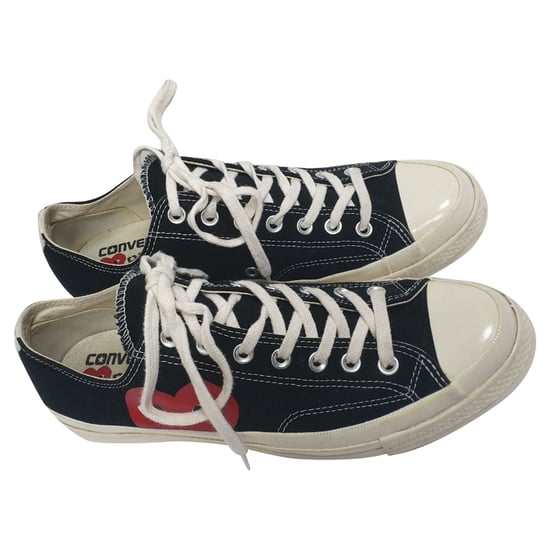 Comme Des Garçons Play x Converse Chuck 70 High-Top "Half Heart" sneakers in zwart katoen - Image 5
