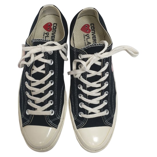 Comme Des Garçons Play x Converse Chuck 70 High-Top "Half Heart" sneakers in zwart katoen - Image 6
