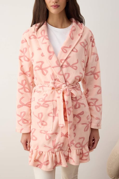 Damesbadjas met Rosa-print - Image 2