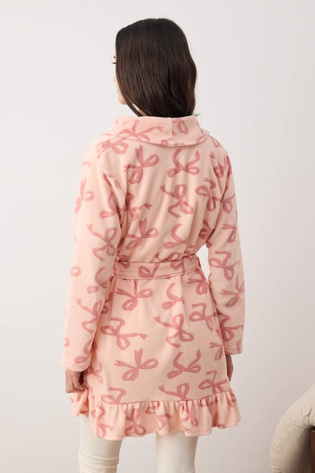 Damesbadjas met Rosa-print - Image 3