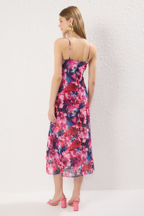 Dames maxi-jurk met bloemenprint, geschikt voor overdag en 's avonds. - Image 3