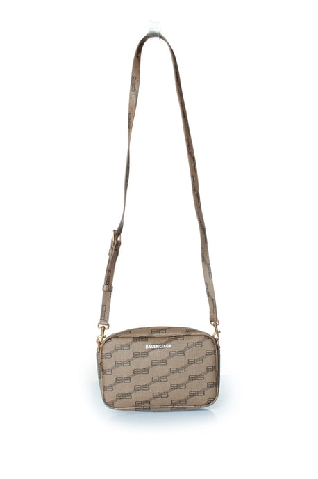 Balenciaga cameratas met BB-monogram in beige - Image 2