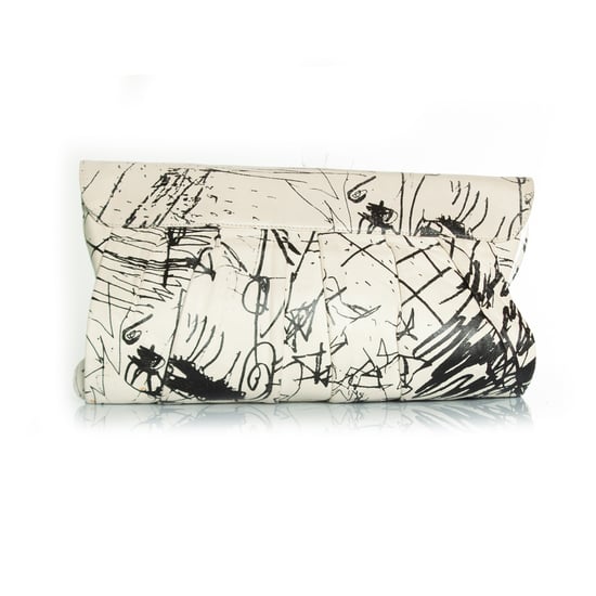 Giuseppe Zanotti, zwart-witte clutch - Image 3