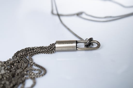 Ann Demeulemeester, 925 dubbele kwastjesketting - Image 2