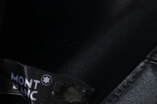 Montblanc, zwarte leren portemonnee - Image 4