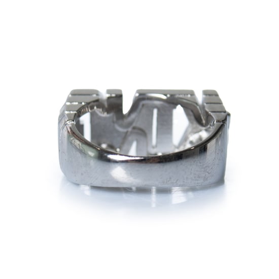 Dolce & Gabbana, zilveren KING ring met strass - Image 4