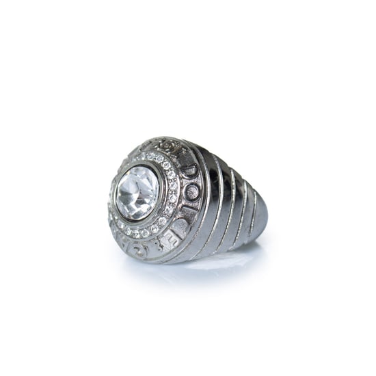 Dolce & Gabbana, zilveren ring 1984 met steen - Image 2