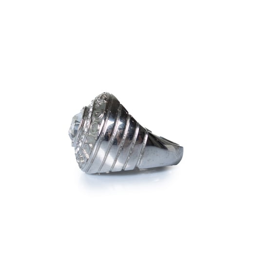 Dolce & Gabbana, zilveren ring 1984 met steen - Image 3