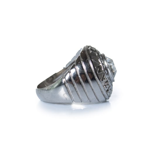 Dolce & Gabbana, zilveren ring 1984 met steen - Image 5