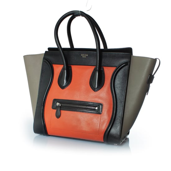 Celine, Tricolor leren laptoptas - Image 1