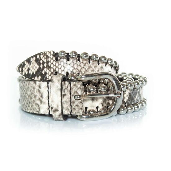 Isabel Marant, Zap-riem met studs en slangenprint - Image 5