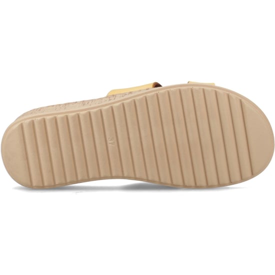 Hush Puppies Eloise Leren Dames Mosterd Sandalen - Image 3