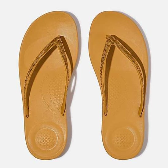 FitFlop Iqushion Sparkle Dames Turmeric Flip-Flops - Image 2