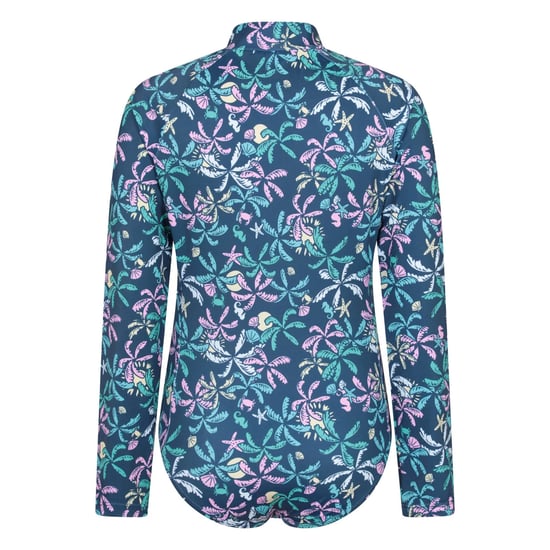 Mountain Warehouse Kinderen Mira Palm Leaf Rash Guard (Donker Teal) - Image 2