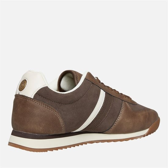 Lambretta Diego Men's Choc/Cream Trainers - Image 2