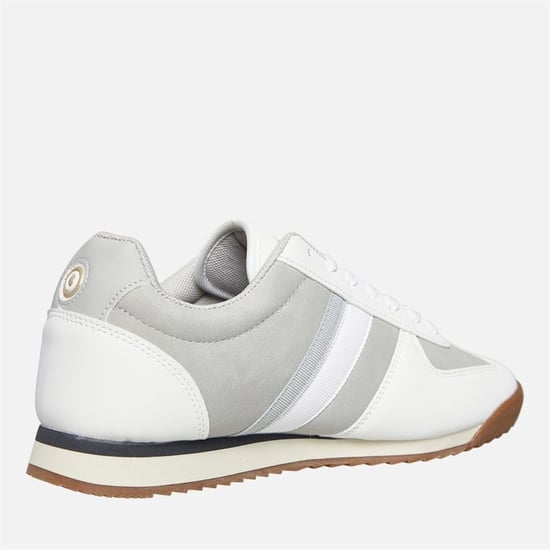 Lambretta Diego Men's White/Grey Trainers - Image 2