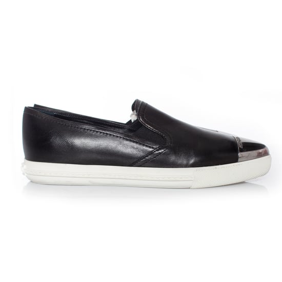 Miu Miu instapsneakers van zwart leer - Image 4
