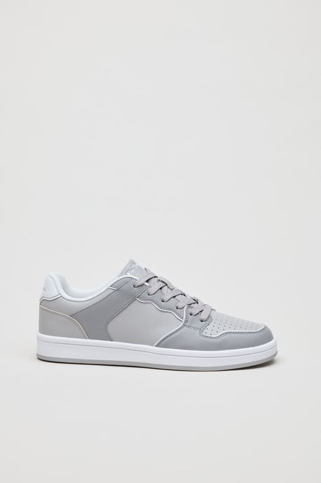 Ben Sherman Club Leren Herenschoenen Grijs - Image 2
