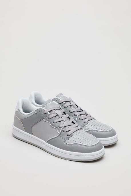 Ben Sherman Club Leren Herenschoenen Grijs - Image 3