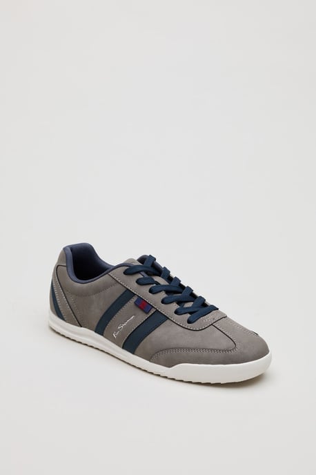 Ben Sherman Keeler Heren Grijze/Navy Sneakers - Image 1