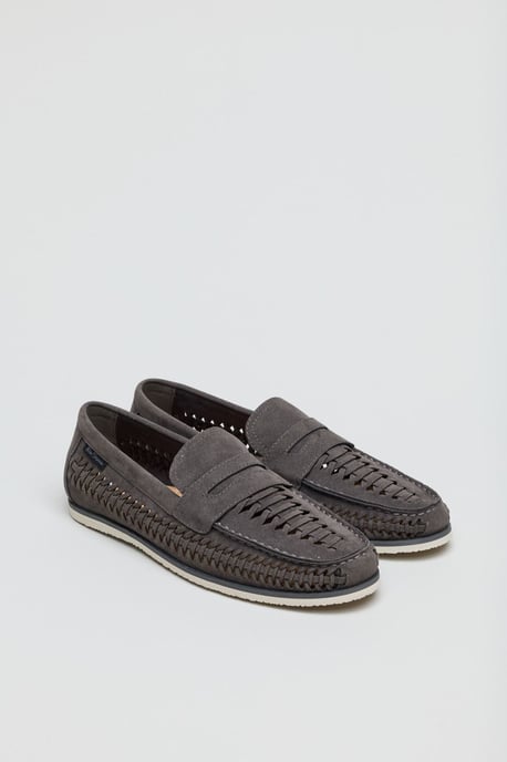 Ben Sherman Miami Heren Grijze Instappers - Image 1