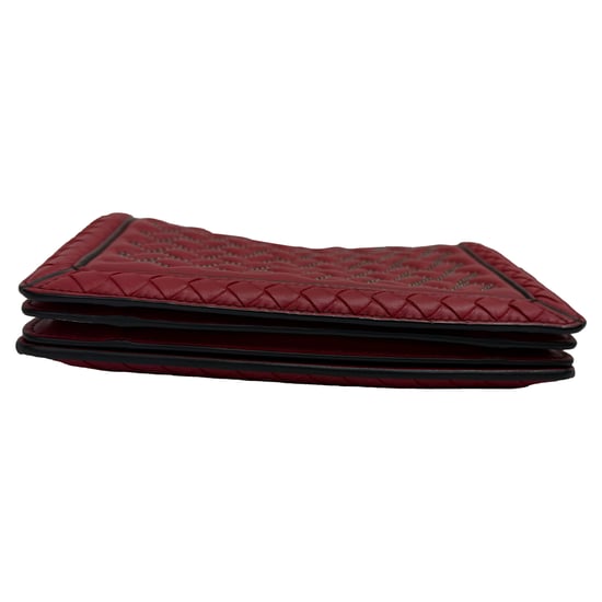 Bottega Veneta Mini Montebello Schoudertas in Bordeauxleer - Image 3