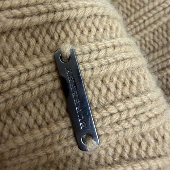 Burberry Gebreide Pom-Pom Muts van Bruin Wol - Image 5