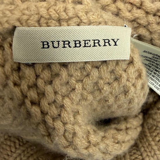 Burberry Gebreide Pom-Pom Muts van Bruin Wol - Image 6