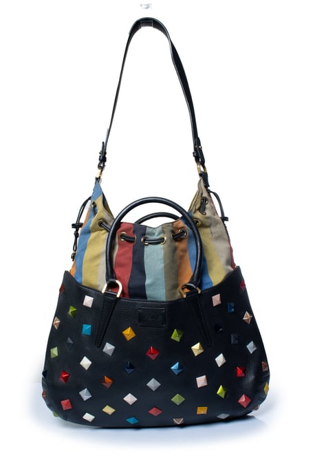 Fendi, B.Fab converteerbare medium totebag met studs - Image 1
