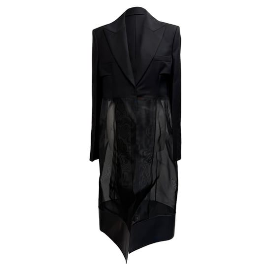 Givenchy getailleerde jas met uitsnijdingen in zwarte wol - Image 1