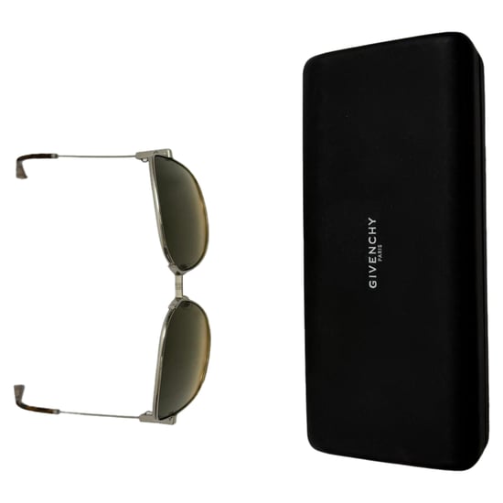 Givenchy GV7184/G/S Vierkante Zonnebril in Zilver Metaal - Image 6
