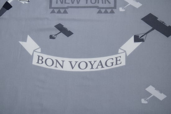 Cartier, grijze bon voyage wollen franjer sjaal - Image 5