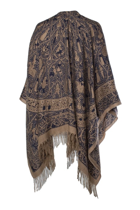 Hermès, Lalbhai Dalpatbhai kasjmier poncho - Image 2