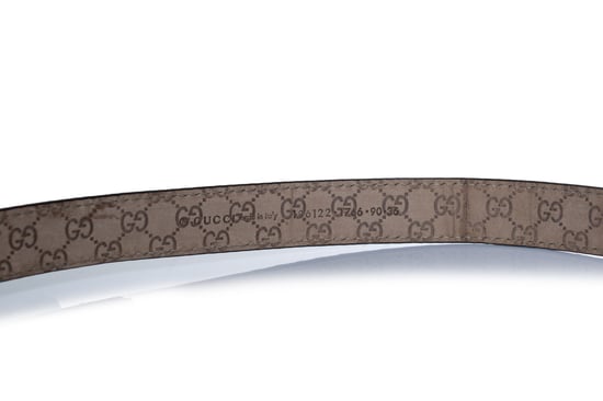 Gucci riem van pythonleer met gouden metalen strik - Image 4