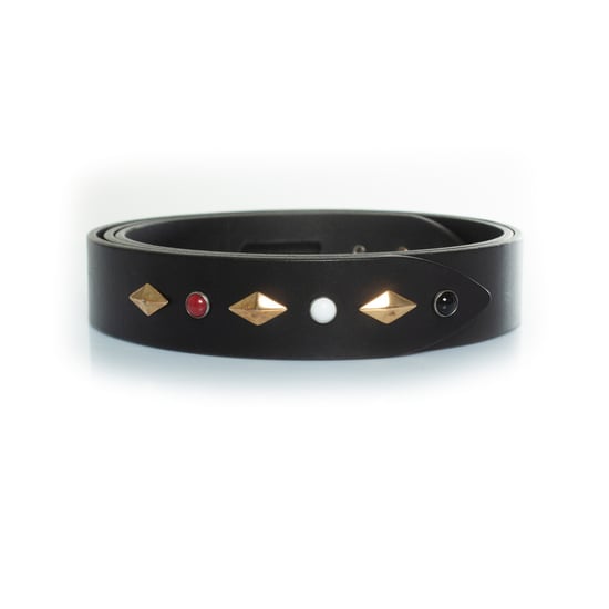 Isabel Marant Lecce leren riem met stenen - Image 2